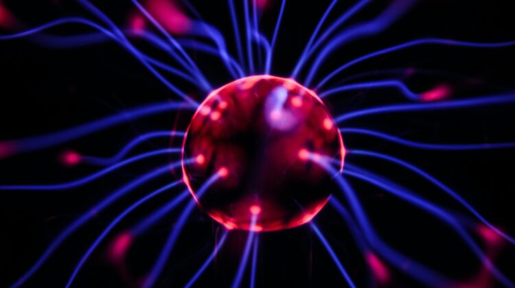 plasma ball digital wallpaper